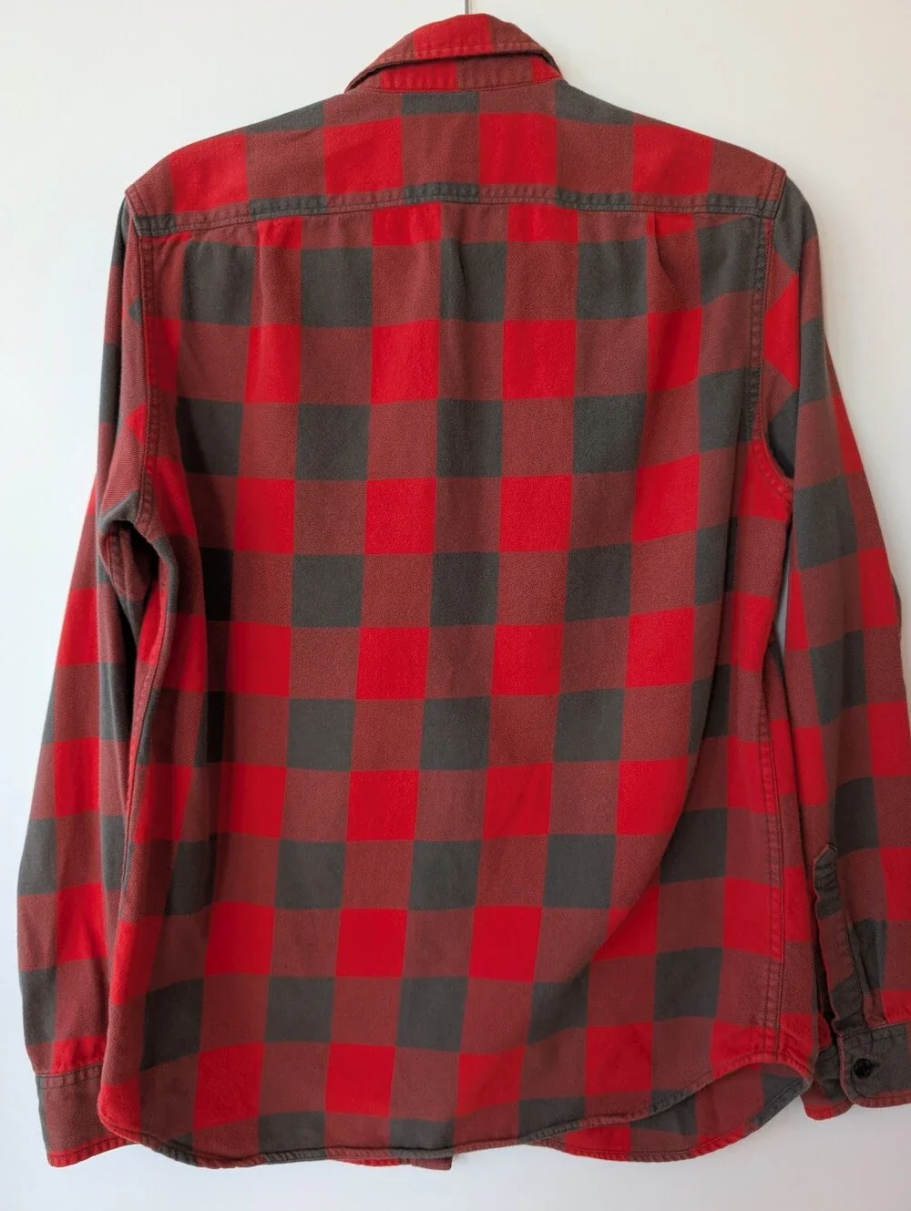 J. Crew Red and Gray Buffalo Plaid Shirt